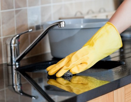 Professional oven cleaning service in a Shoreditch kitchen