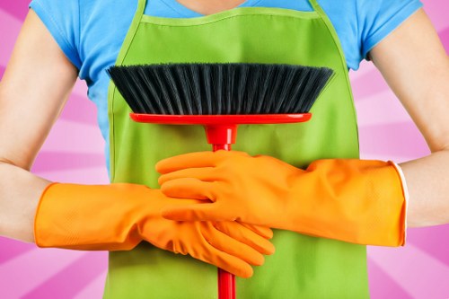 Shoreditch carpet cleaning team member trained for safe fabric care