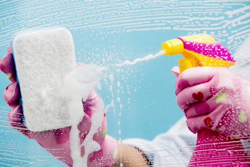 Eco-friendly office cleaning in Shoreditch for a bright modern workplace